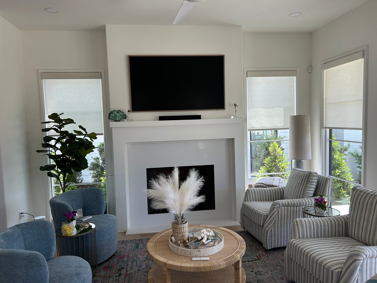Energy-efficient cellular shades installed by Love Is Blinds